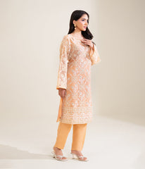 Sinopia Stitched 2 Piece Summer Women Suit-SSE26-021-Peach