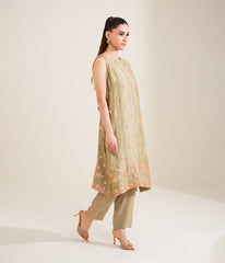 Sinopia Stitched 2 Piece Formals Women Suit-SSE26-024-Green
