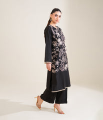 Sinopia Stitched 2 Piece Formals Women Suit-SSE26-027-Black