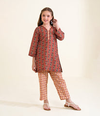 Sinopia Stitched 2 Piece Summer Kids Suit-SSK26-003-Coffee