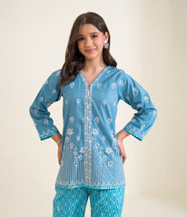 Sinopia Stitched 2 Piece Summer Kids Suit-SSK26-009-Sky Blue