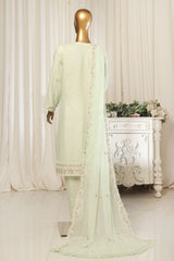 Bin Saeed Stitched 3 Piece Emb Chiffon Collection'2025-STSC-1793-Pista