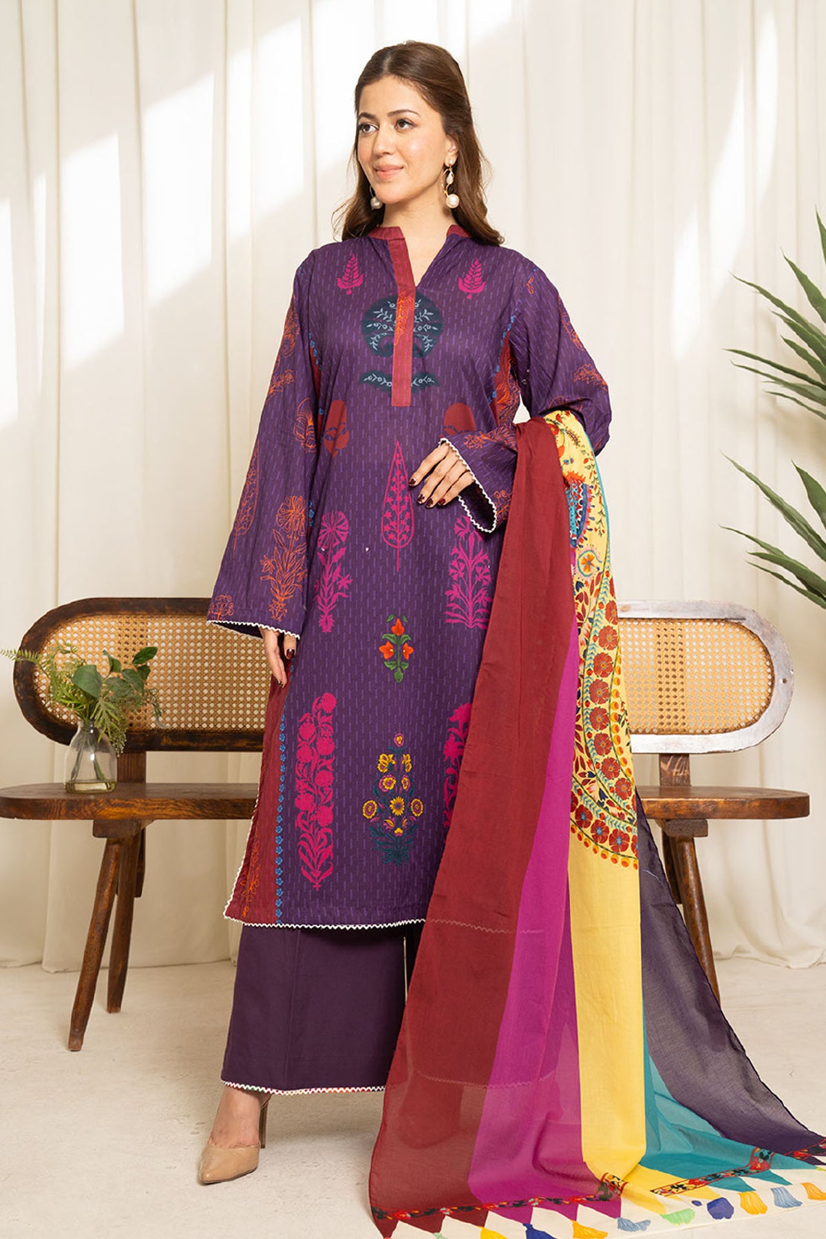 Sulé | COCO By Zara Shah Jahan Unstitched 3 Piece Printed Lawn Vol-01 Collection'2025-SULE-05