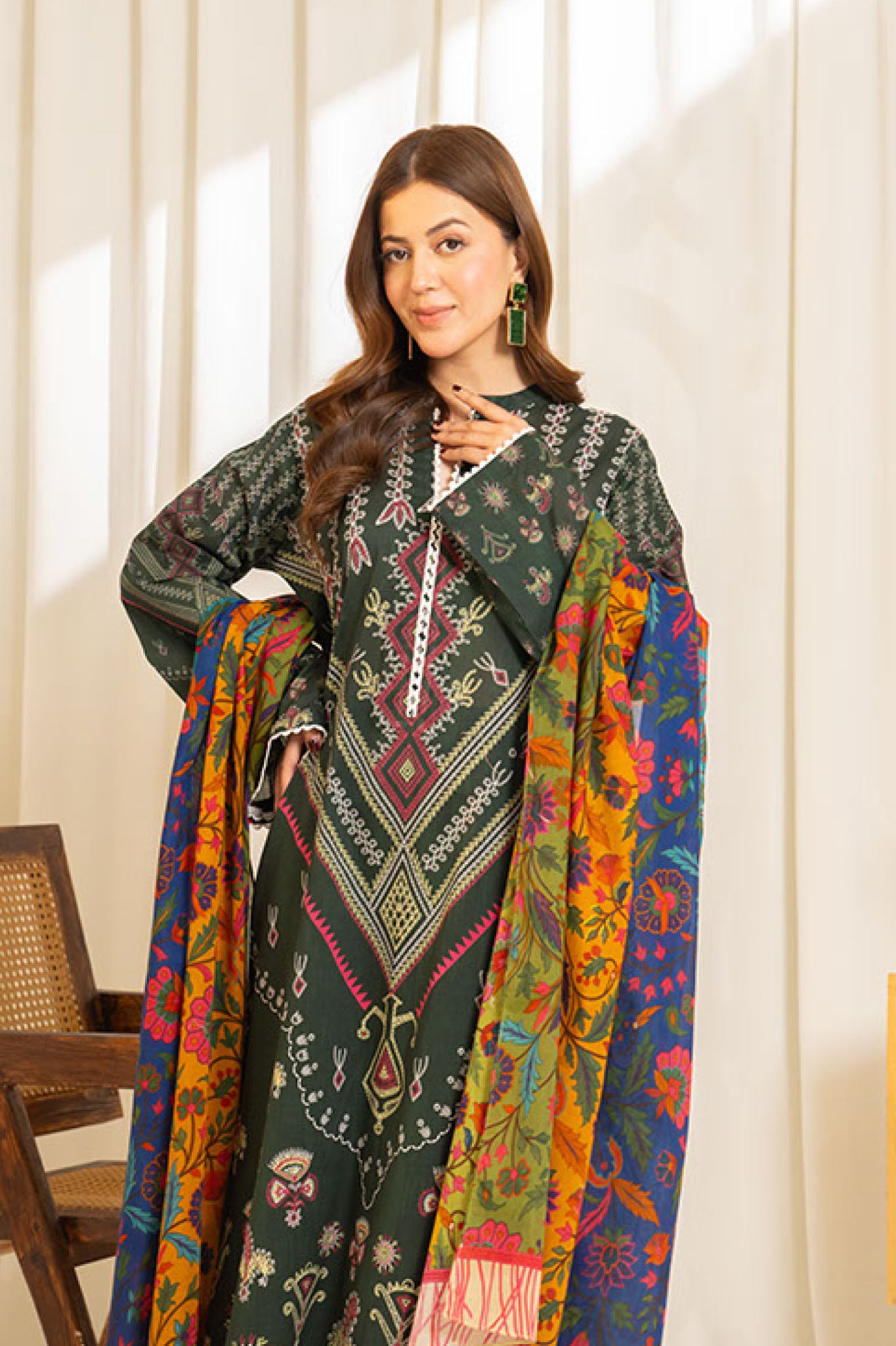 Sulé | COCO By Zara Shah Jahan Unstitched 3 Piece Printed Lawn Vol-01 Collection'2025-SULE-07