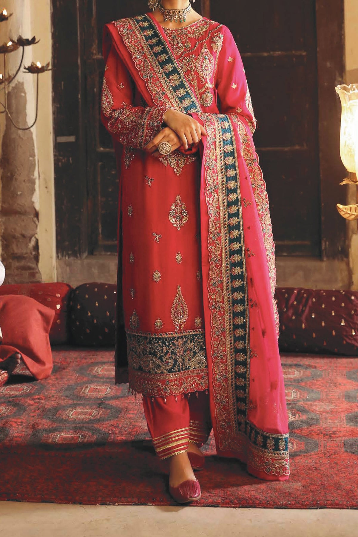 Devdas by Emaan Adeel Unstitched 3 Piece Luxury Festive Formals Collection'2024-Saanvi