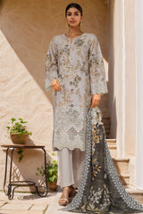 Sada Bahar Stitched 3 Piece Laser Cutwork Chikankari Vol-01 Collection'2024-D-18-A-Skin