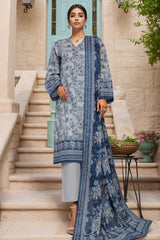 Sada Bahar Stitched 3 Piece Printed Lawn Vol-02 Collection'2025-PR-9493-Off White