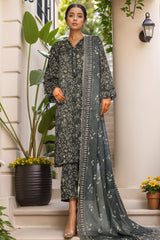 Sada Bahar Stitched 3 Piece Printed Lawn Vol-03 Collection'2025-PR-3291-Dark Green