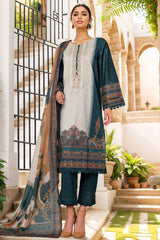 Sada Bahar Stitched 3 Piece Printed Lawn Vol-03 Suit-D-2518-Skin