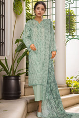 Sada Bahar Stitched 3 Piece Printed Lawn Vol-03 Collection'2025-PR-2736-Mint