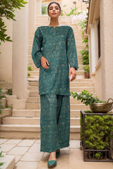 Sada Bahar Stitched Daily Wear Co Ords Collection-D-4941-Green