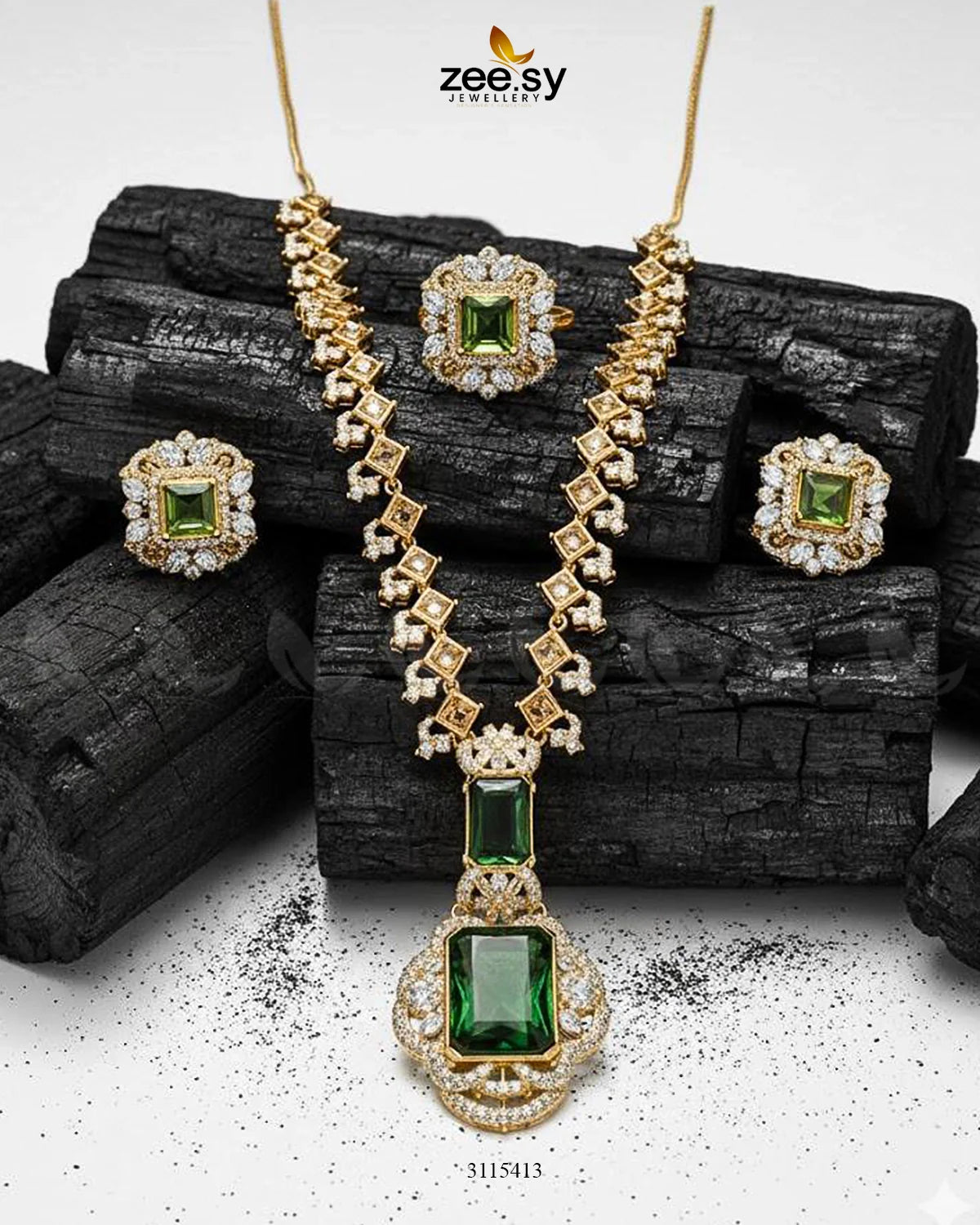 Safina Malla Necklace Set - Zeesy Jewellery