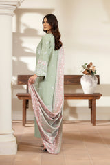 Justuju By Inara Stitched 3 Piece Winter Collection'2026-SAGE DR-07