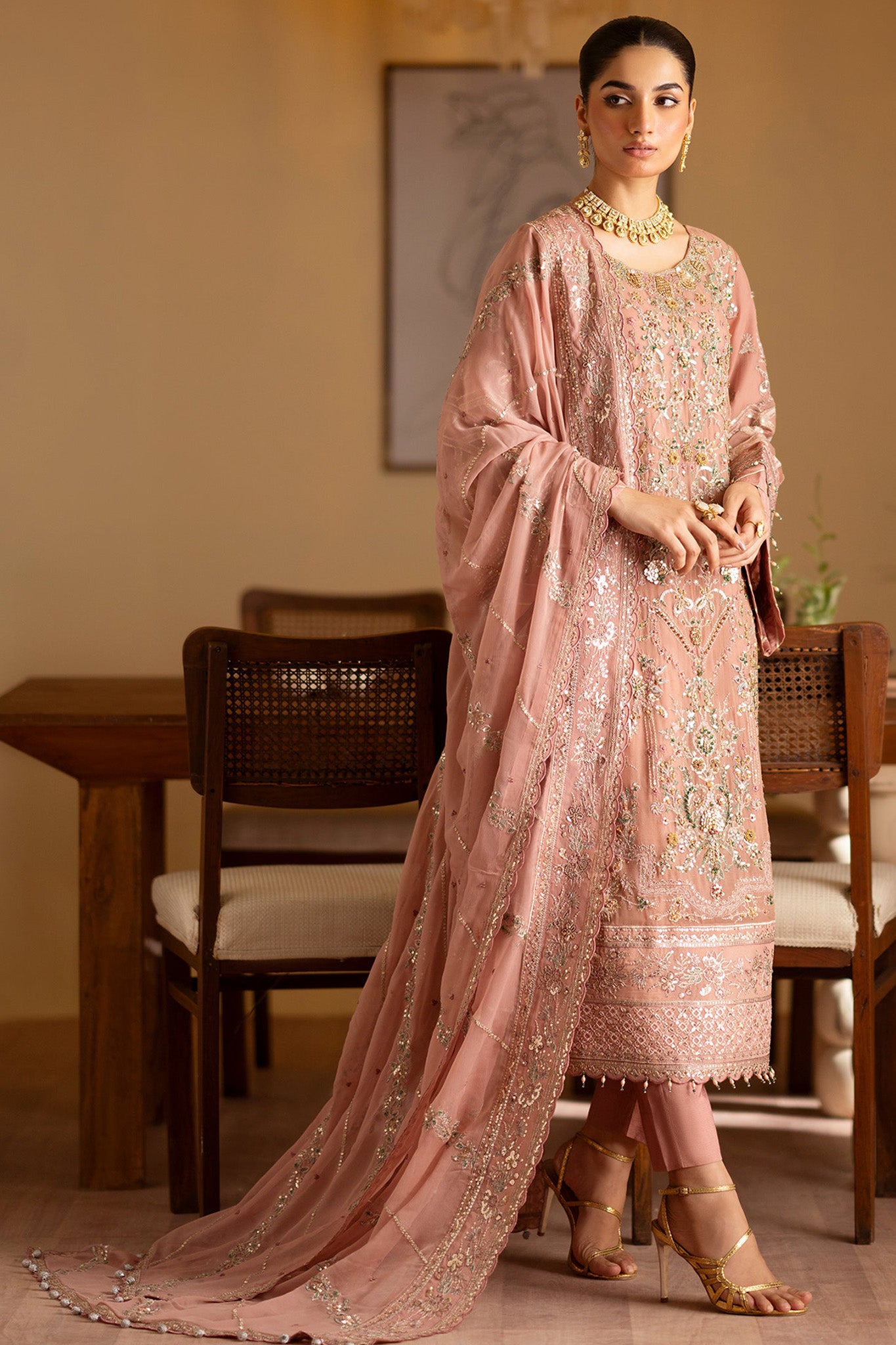 Romansiyyah By Emaan Adeel Unstitched 3 Piece Luxury Formals Collection'2024-Saleha