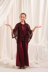 Sprinkles Stitched 2 Piece Festive Formals Collection-Sangria Veil