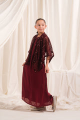 Sprinkles Stitched 2 Piece Festive Formals Collection-Sangria Veil