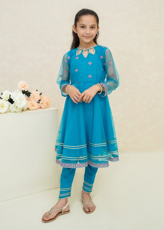 Modest Stitched 3 Piece Festive Collection-Saniya