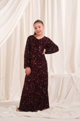 Sprinkles Stitched Kids Festive Formals Collection-Scarlet Whisper
