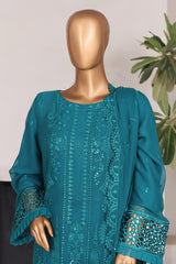 Khombi Stitched 3 Piece Formals Suit-Semi Circle