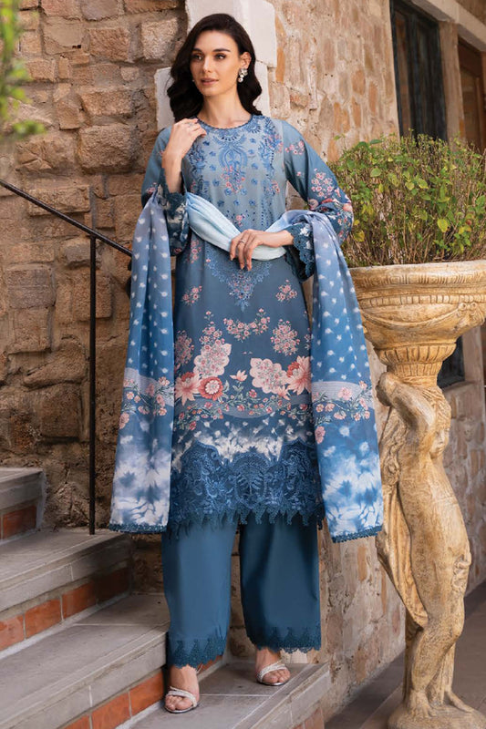 Damask By Afrozeh Unstitched 3 Piece Summer Edit Collection-AL-01-A-Seraphina