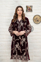 Panache Apparel Stitched Velvet Collection-Serene