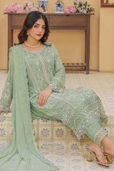 Maya By Azmeerah Stitched 3 Piece Hand Emb Chiffon Collection'2025-01-Serenora
