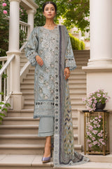 Signature By Sada Bahar Stitched 3 Piece Festive Emb Lawn Collection'2025-D-4015-Mint