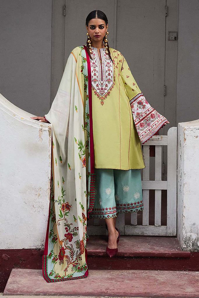 Jugnu By Hussain Rehar Unstitched 3 Piece Summer Collection-Siran