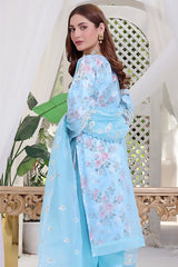 Guzel Stitched 3 Piece Embroidered Festive Formal Collection'2023-Skyline