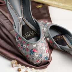 On Your Feets Slate Blossom