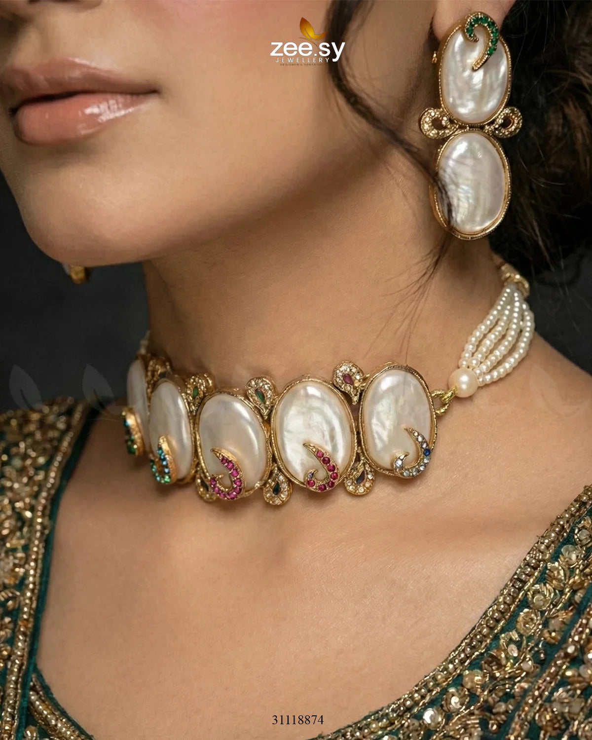 Sovereign Choker Set - Zeesy Jewellery