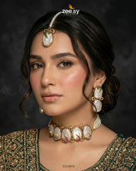 Sovereign Choker Set Multi - Zeesy Jewellery