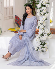 Umer Aayan Splendid - Premium Chikenkari Lawn Collection â?? (DS â?? 04)