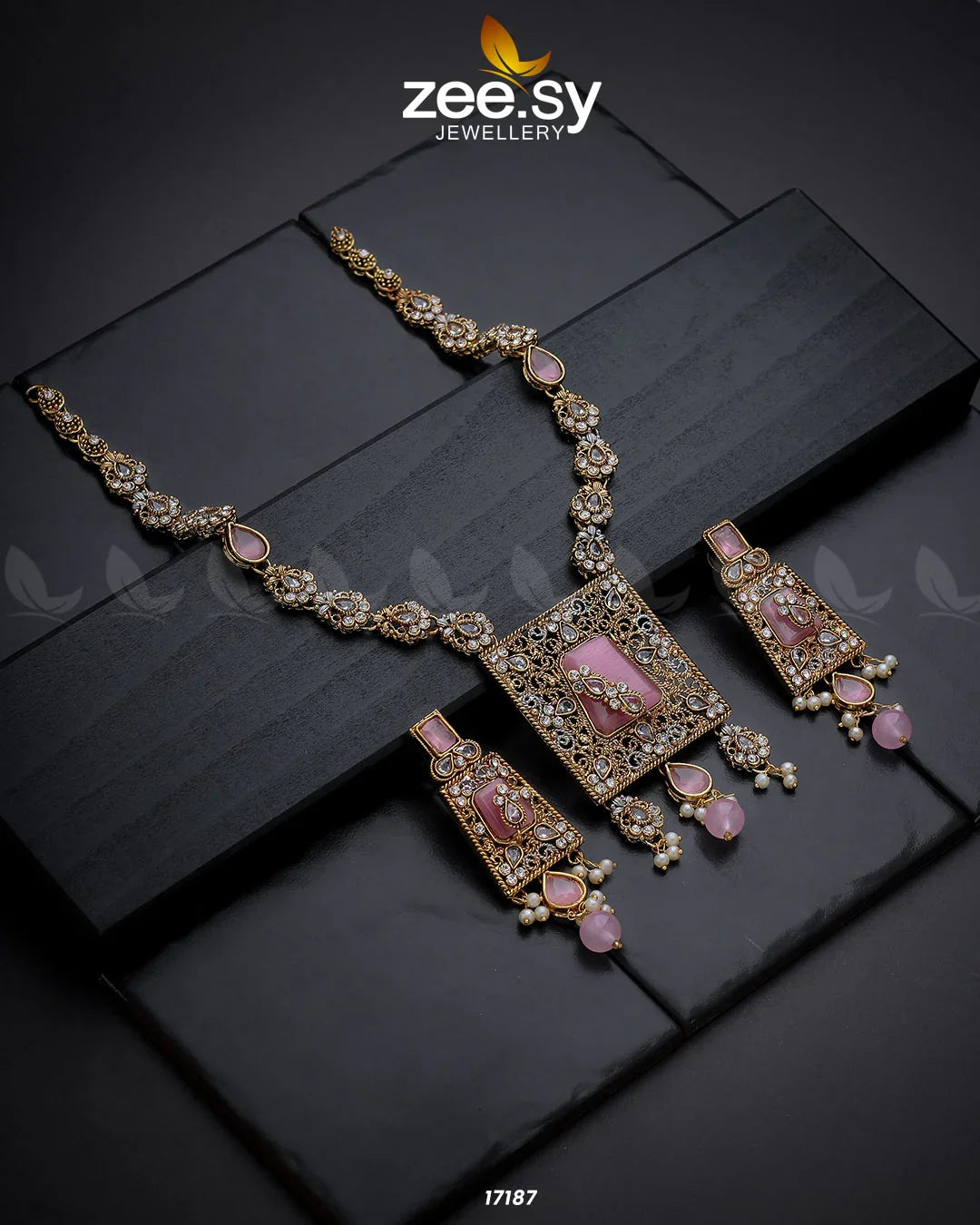Stellar Gemstones Mint pink - Zeesy Jewellery