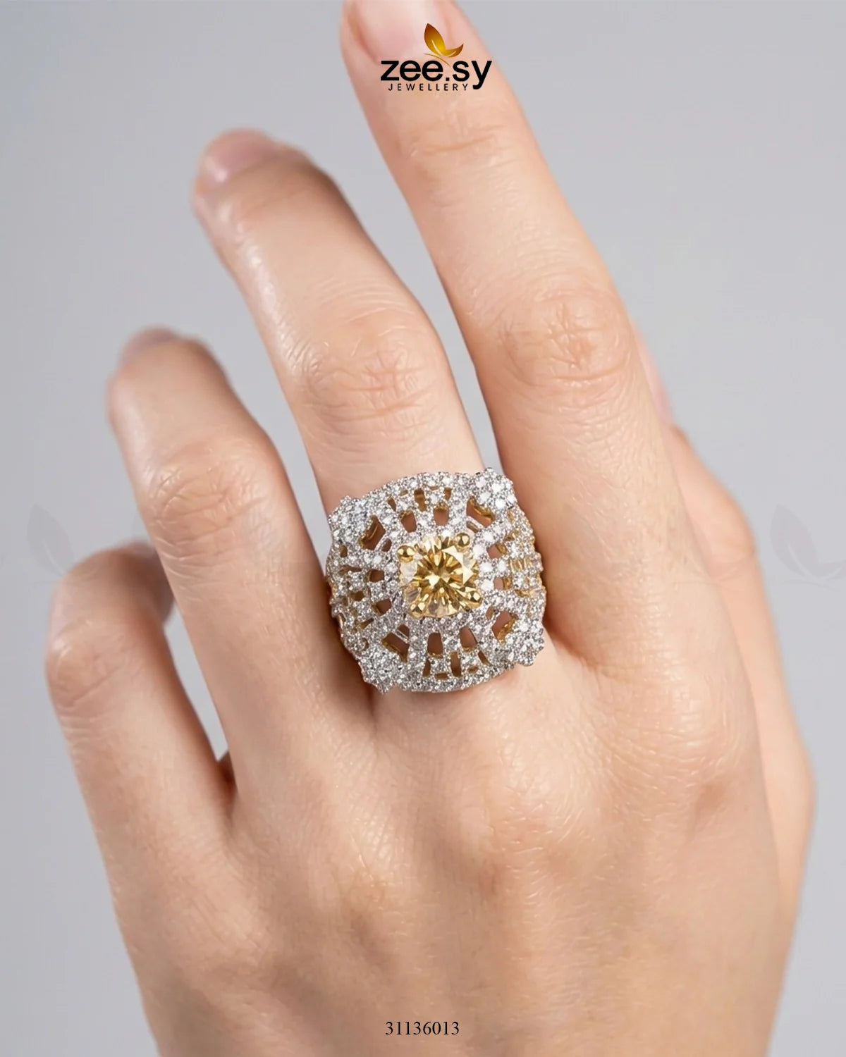 Sterling Bold Cocktail Ring