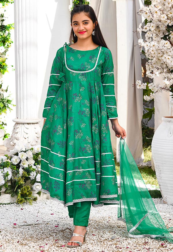 Modest Stitched 3 Piece Festive Kids Collection'2024-Sublime