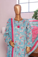 Sumi Stitched 3 Piece Cambric Vol-02 Collection'2025-CPI-11-TEAL BLUE
