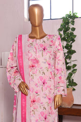 Sumi Stitched 3 Piece Cambric Vol-02 Collection'2025-CPI-13-PINK