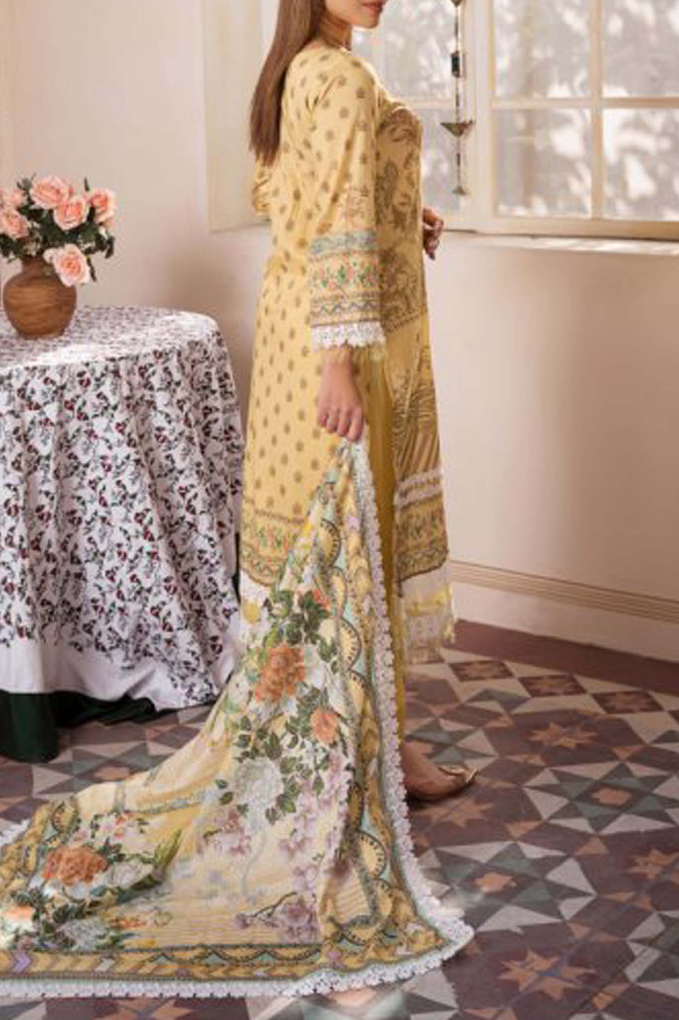 Mausummery Unstitched 3 Piece Spring Summer Lawn Vol-01 Collection'2024-Susan