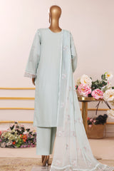 Khombi Stitched 3 Piece Casual Pret Cotton Collection'2025-Swarovski-OW-02 DSG