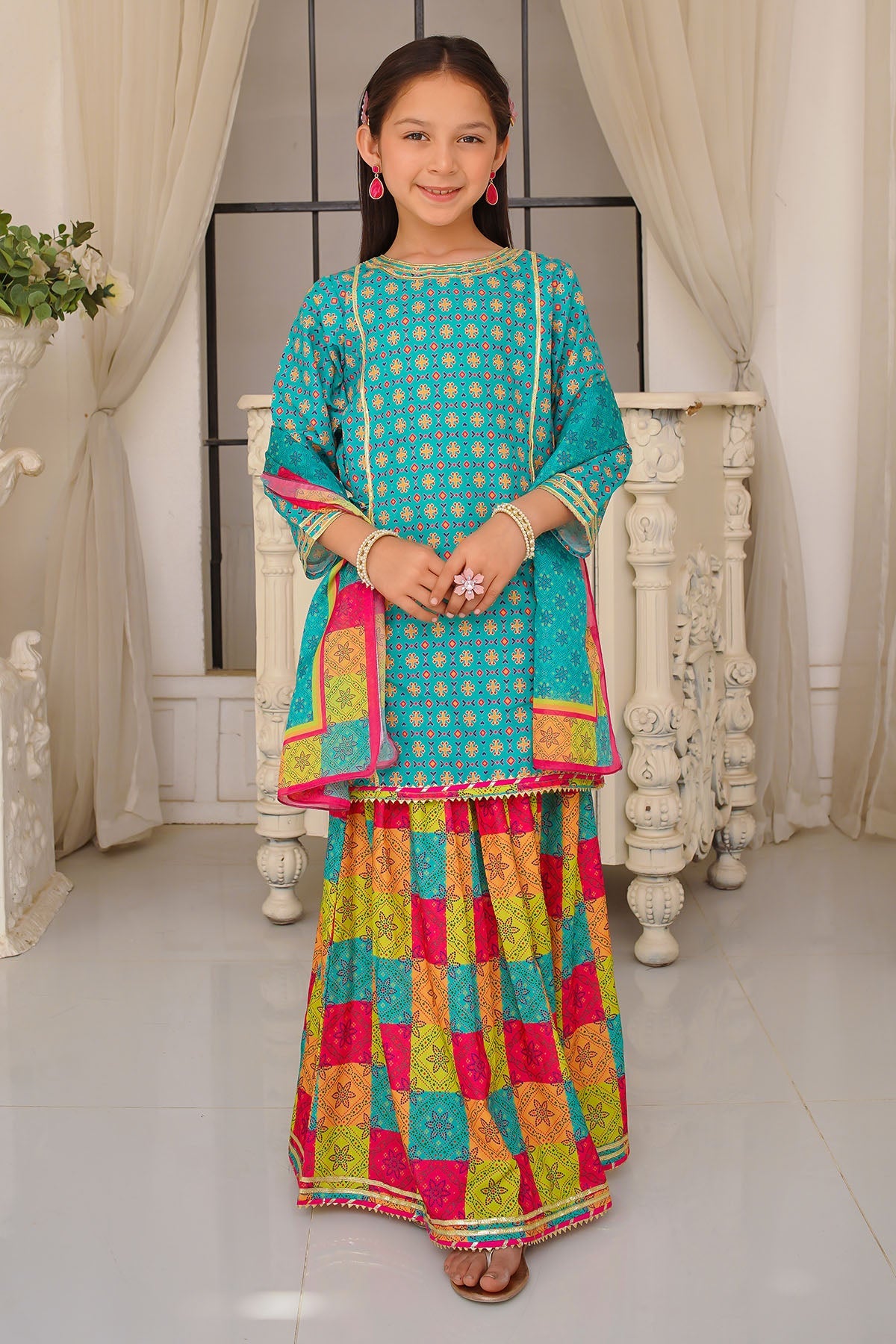 Shop the Swiss Lawn Digital Printed 3 Pc Suit for kids! This stylish Kids Printed 3 Pc Suit offers comfort.
