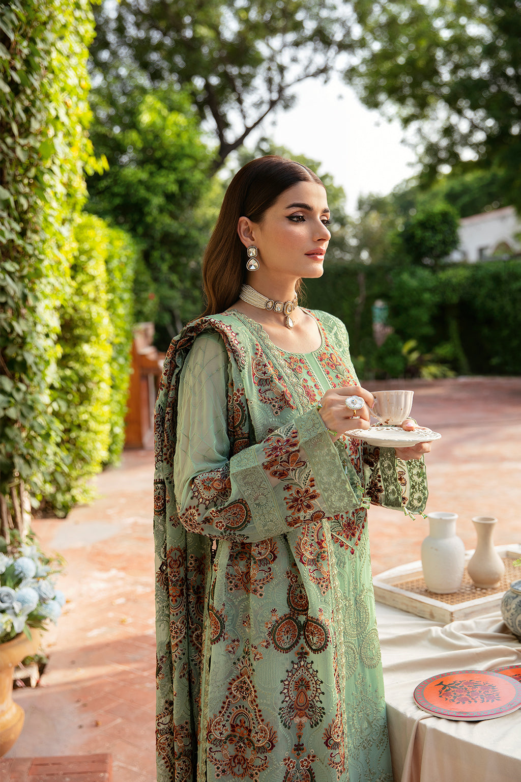 Dastan by Ramsha Unstitched 3 Piece Chiffon Vol-01 Collection'2023-T-106