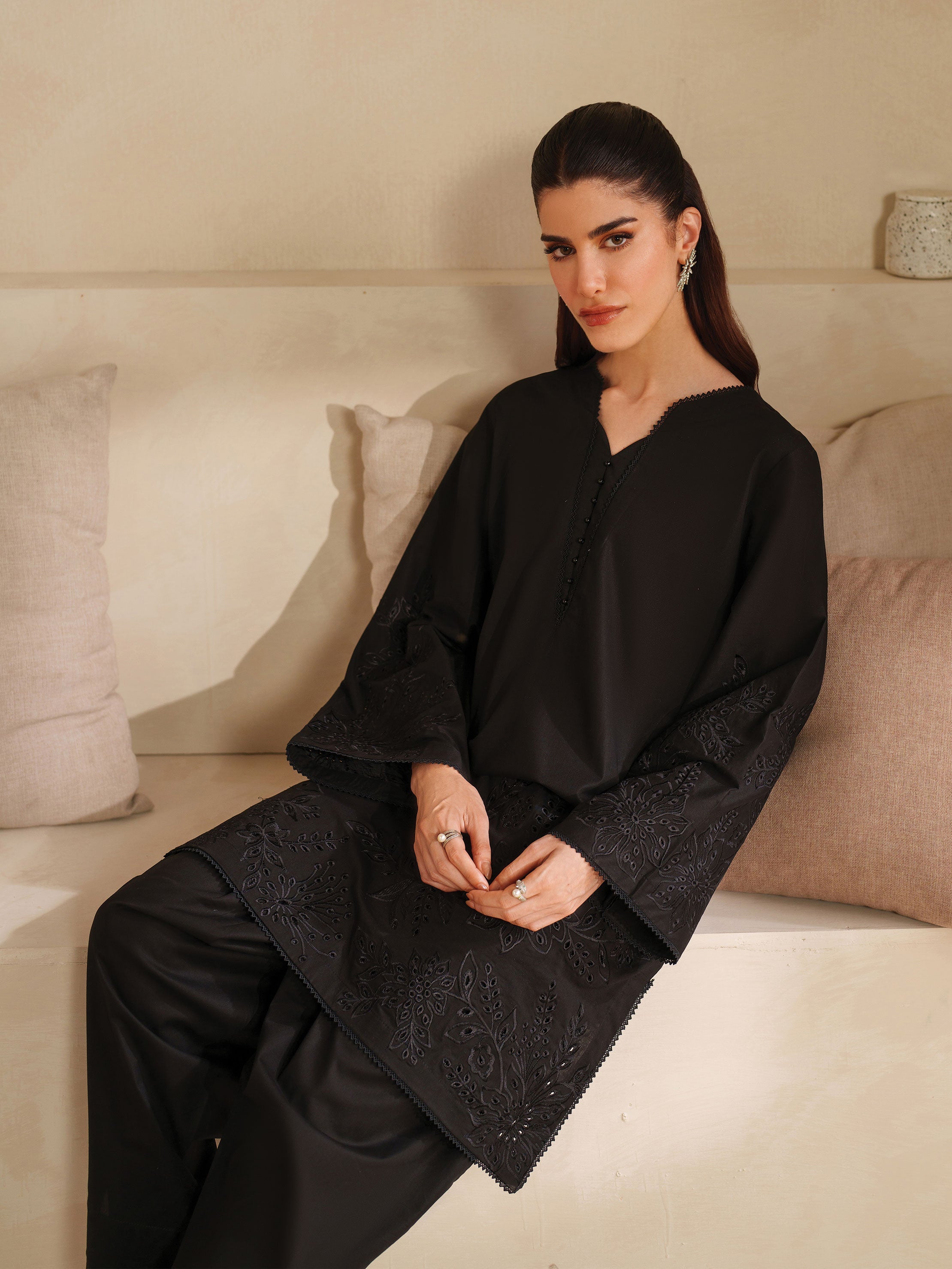 Ayra Solids by Garnet Stitched 2 Piece Collection'2025-Tajdaar