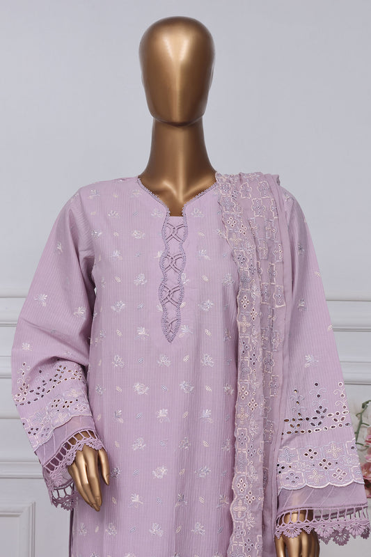 Sada Bahar Stitched 3 Piece Two Tone Chikankari Vol-01 Collection'2025-TCK-Lilac