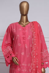 Sada Bahar Stitched 3 Piece Two Tone Chikankari Vol-01 Collection'2025-TCK-Pink