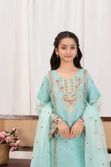 Khayat Stitched 3 Piece Festive Formals Kids Suit-Tidal