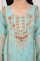 Khayat Stitched 3 Piece Festive Formals Kids Suit-Tidal