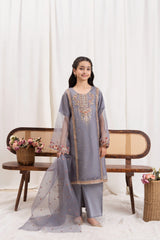 Khayat Stitched 3 Piece Festive Formals Kids Suit-Glaysen