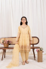 Khayat Stitched 3 Piece Formals Kids Collection'2025-Khayat - Flax