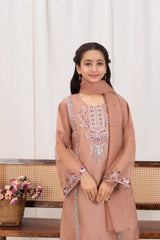 Khayat Stitched 3 Piece Kids Formals Collection'2025 Aprum